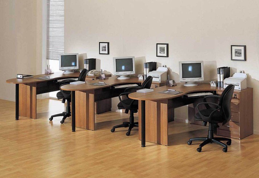 Расположение мебели в кабинете