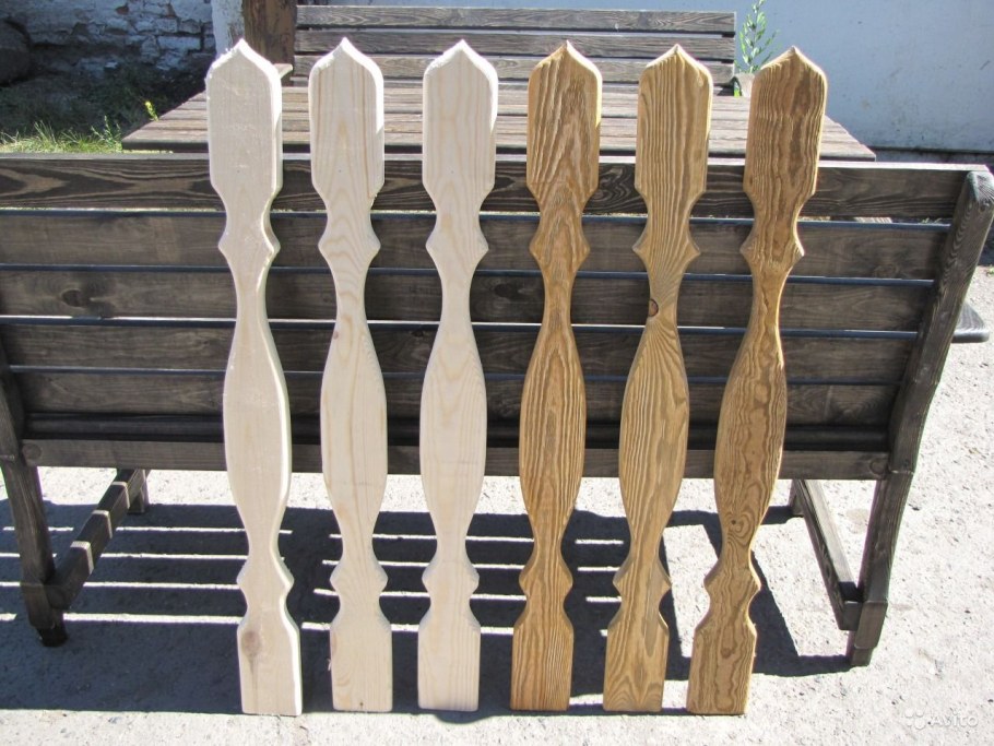 Плоская балясина чертеж