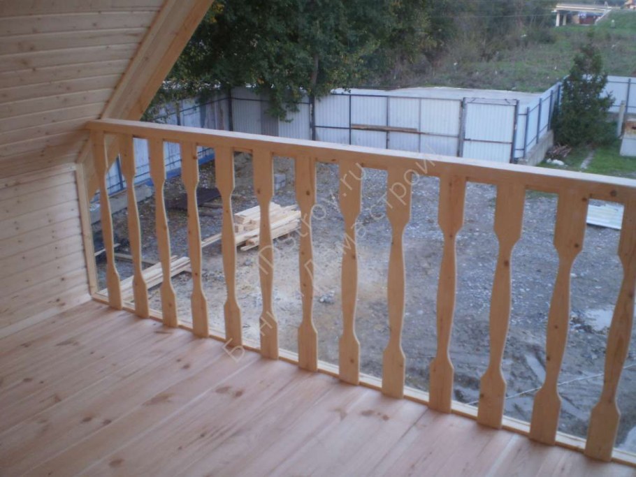 Варианты балясин из дерева