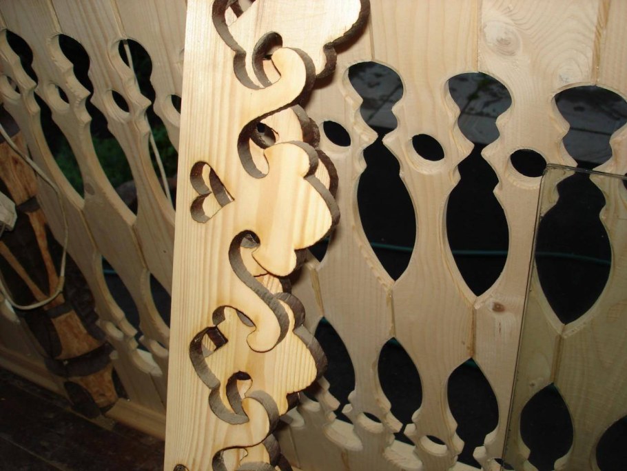 Шаблоны для забора по дереву