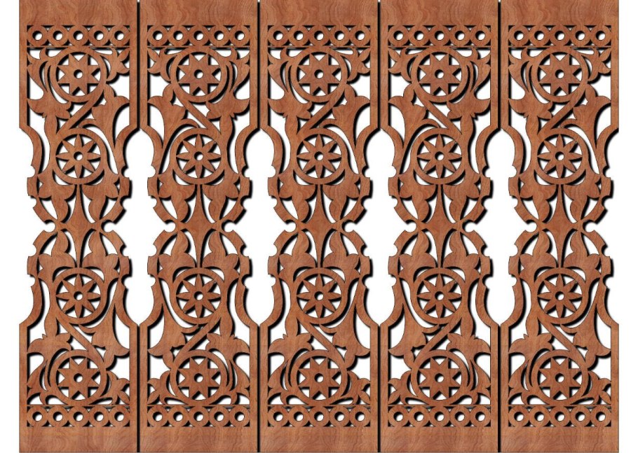 Пропильная резьба балясины