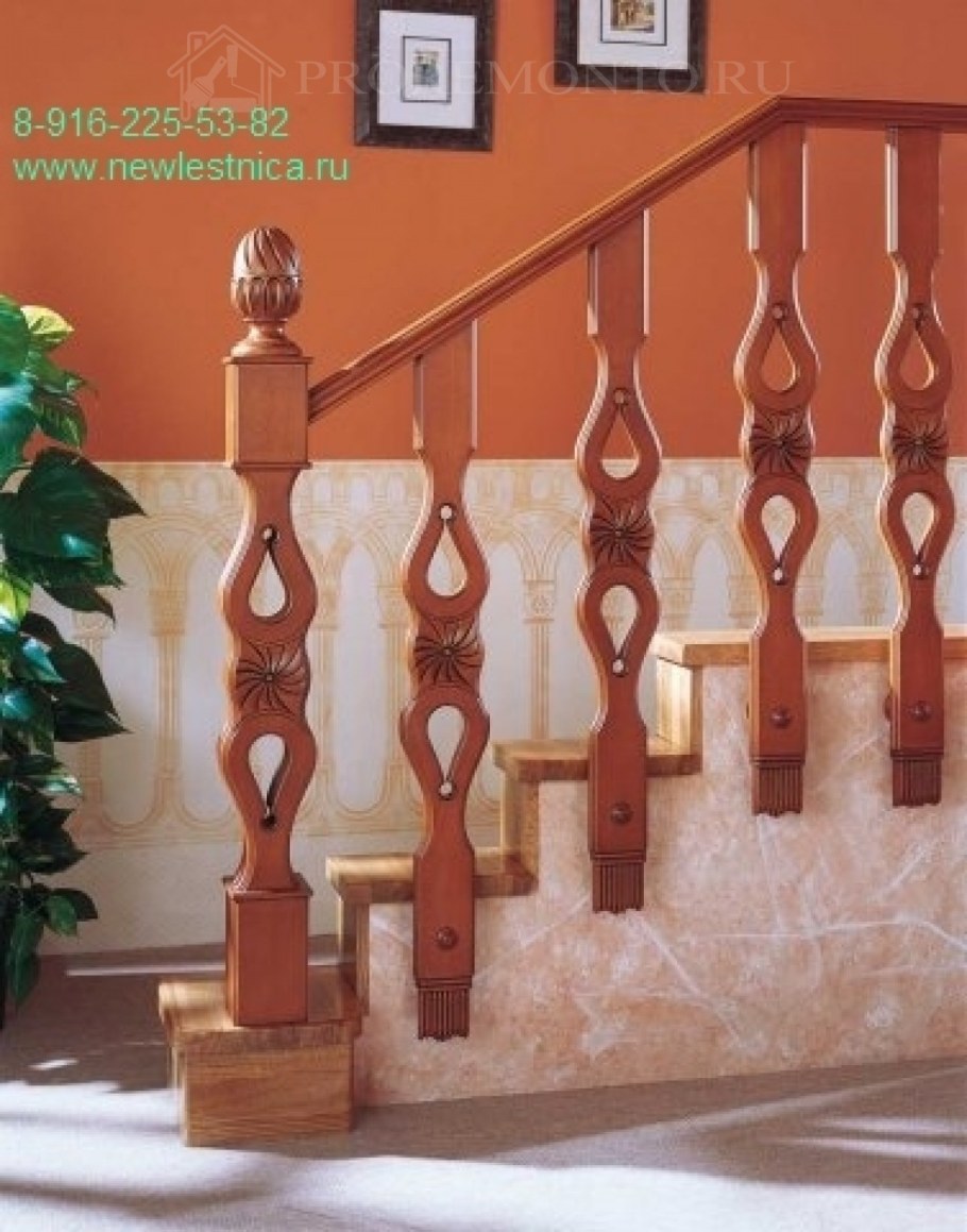 Прорезная резьба балясины