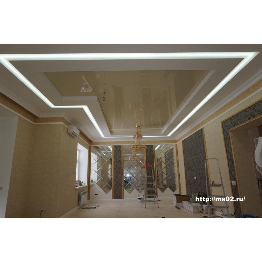 Разноуровневый потолок из гипсокартона