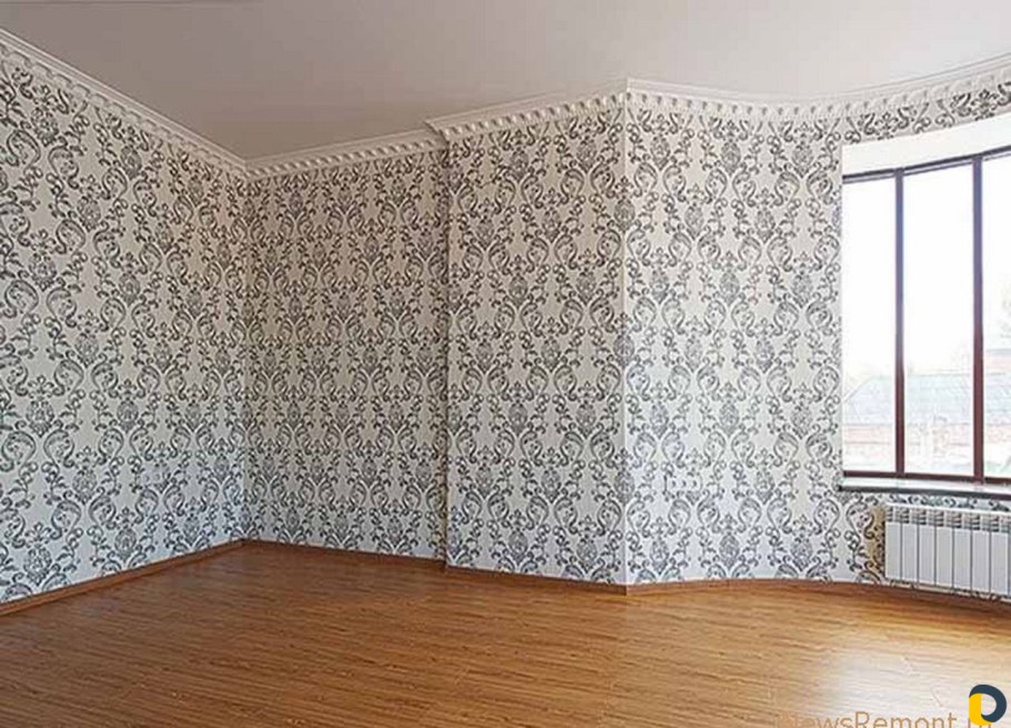 Обои на стену в комнату без мебели