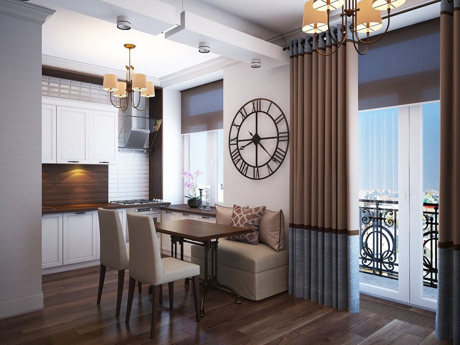 Интерьер трехкомнатной сталинки