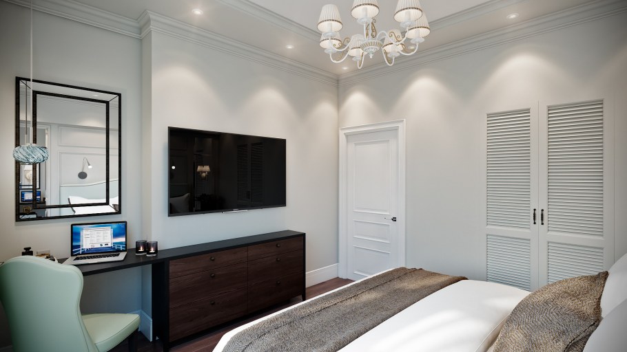 Спальня в сталинском доме