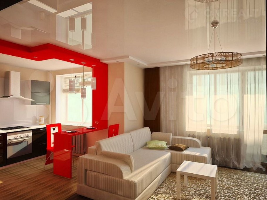 Совмещение кухни и гостиной в панельном доме