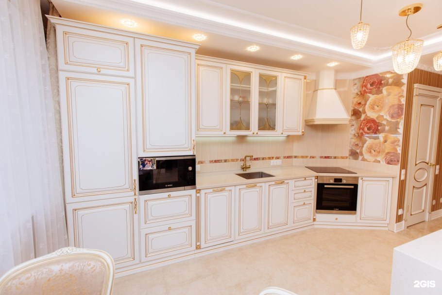 Встроенная кухня угловая