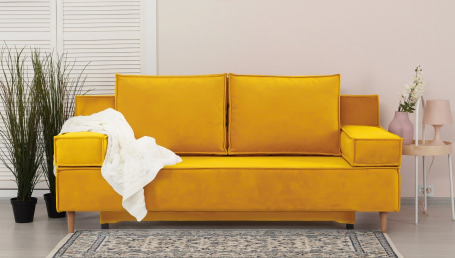 Диван Сканди желтый