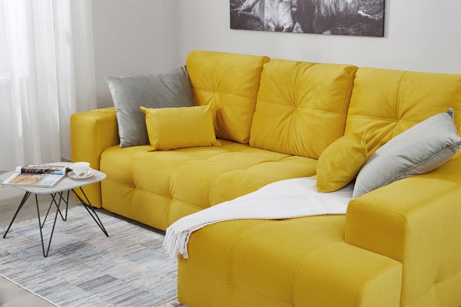 Диван желтый икеа Аскеста