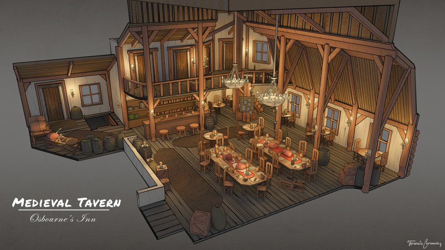 Таверна Дилюка Геншин