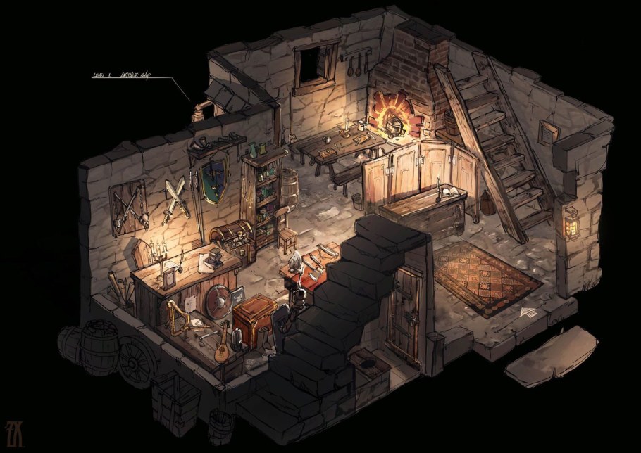 Пиршественный зал викингов