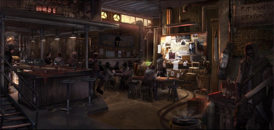 Бар в стиле постапокалипсиса