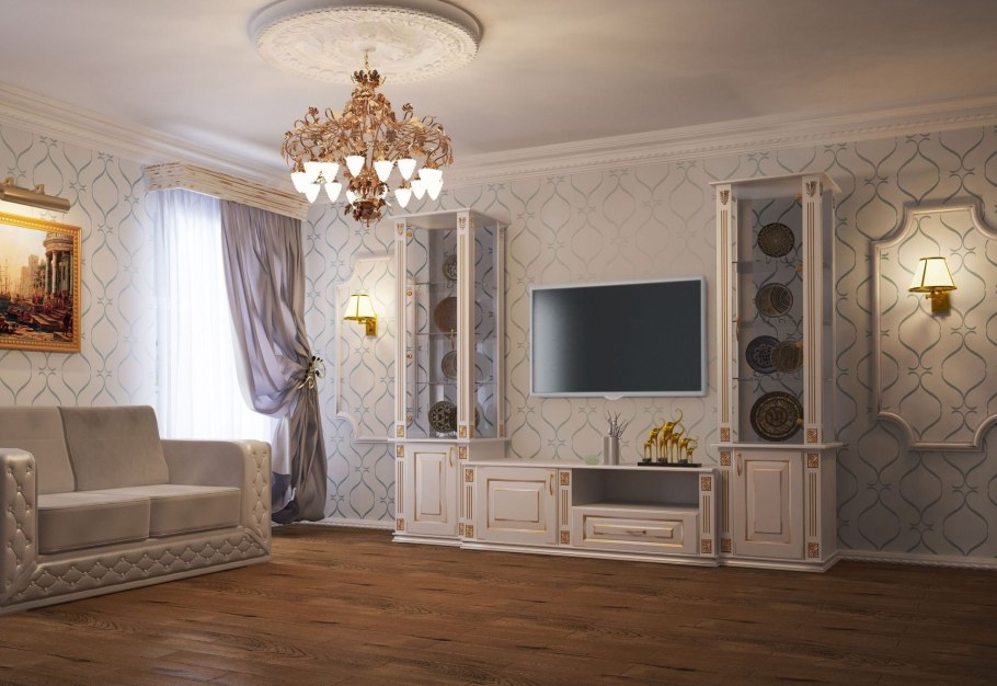 Гостиная с патиной