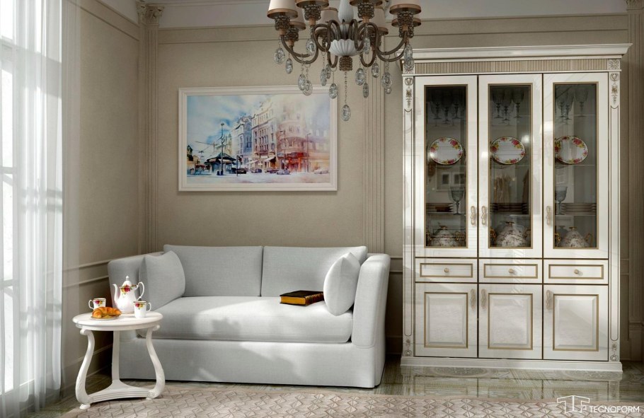 Итальянская стенка риомбини 1762 из массива