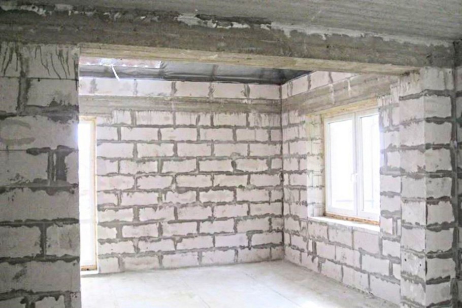 Дом из пеноблоков внутренняя отделка