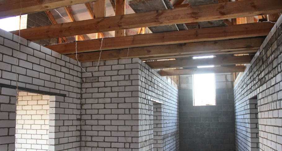 Межкомнатные перегородки из кирпича