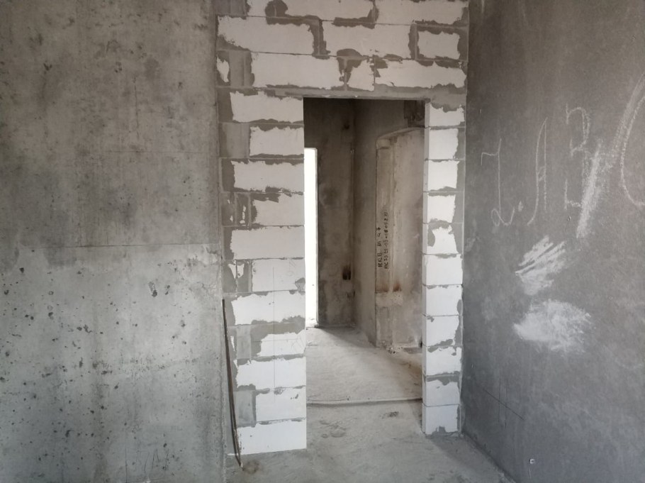 Дверной проем из газобетона