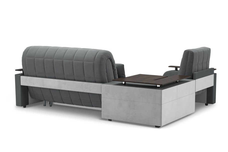 Угловой диван "Карина-5 мега. Каштан"