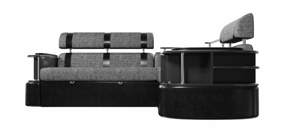 Угловой диван "Карина-5 мега. Каштан"