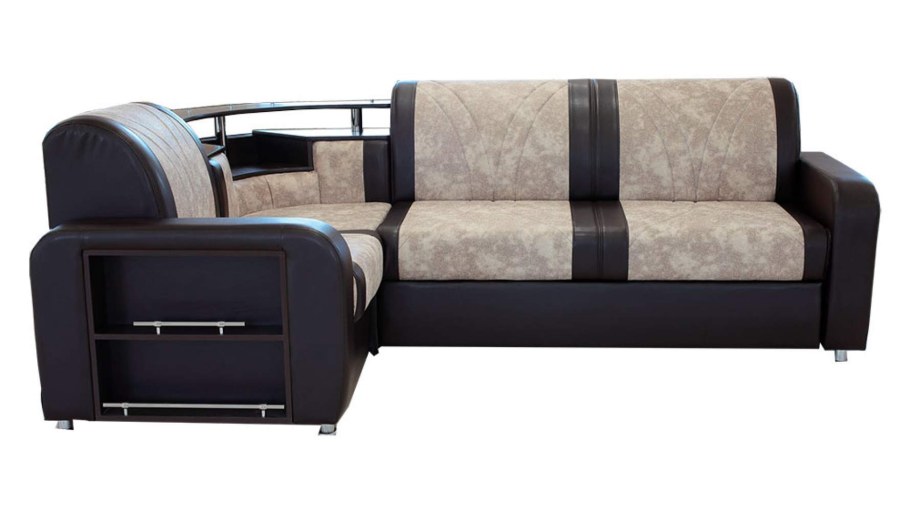 Угловой диван "Карина-5. каштан"