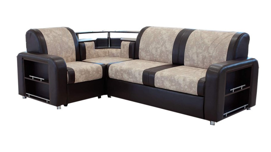 Угловой диван "Карина-5. каштан"