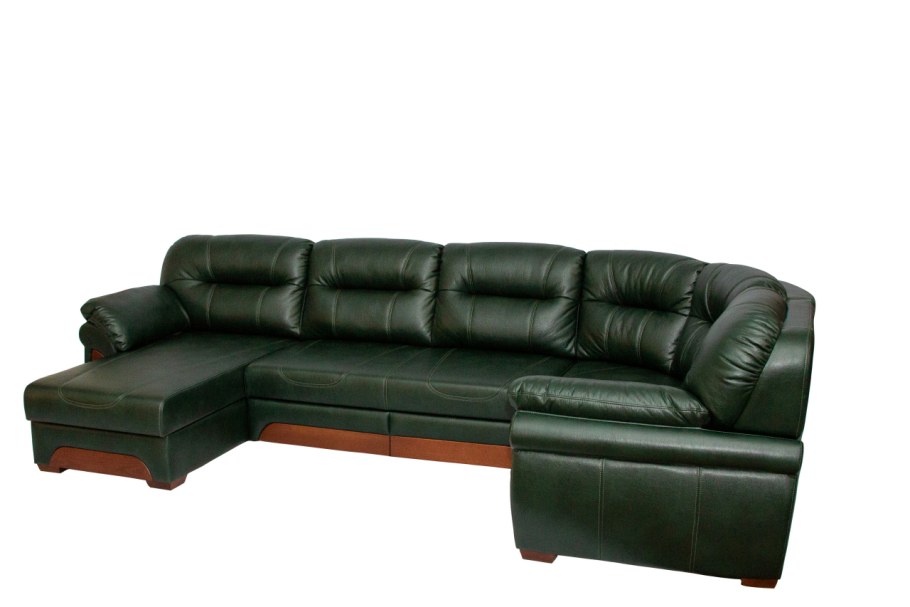 Угловой диван "Карина-5 мега. Каштан"