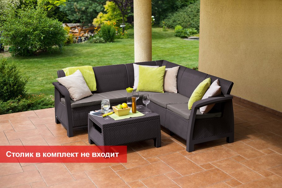 Угловой диван Keter Corfu Relax