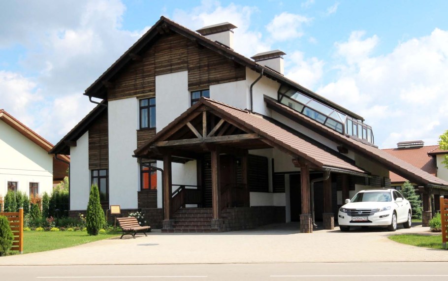 Фасад коттеджа