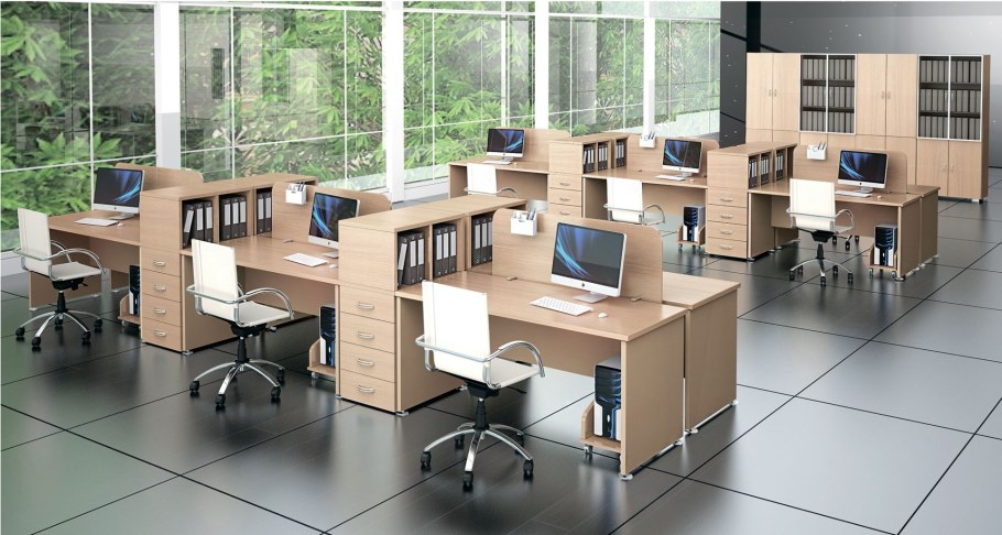 Мебель для персонала агат ясень шимо