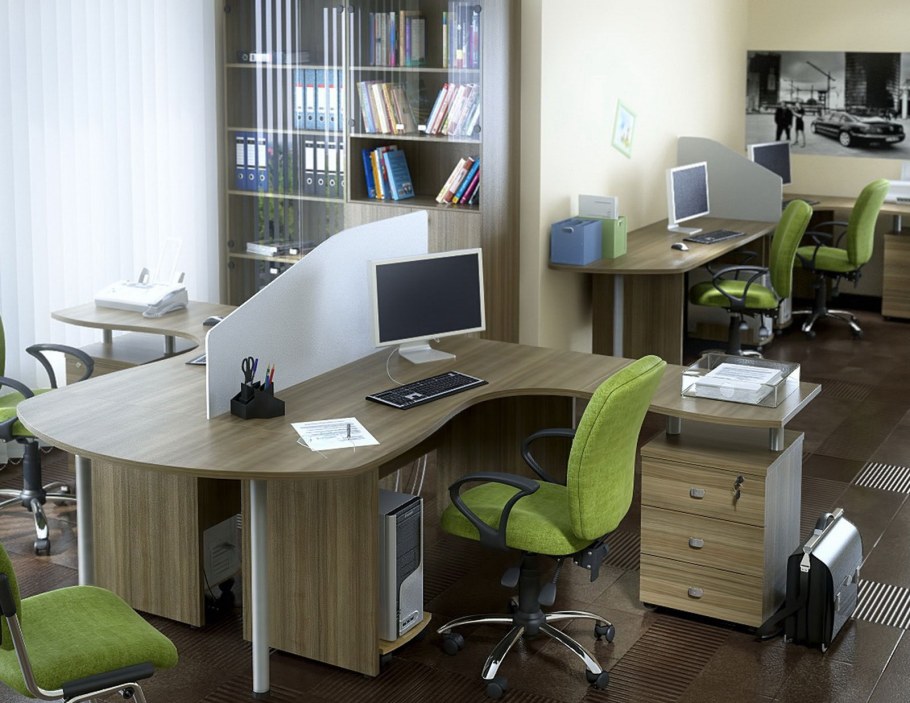 Пресс на мебельной фабрике