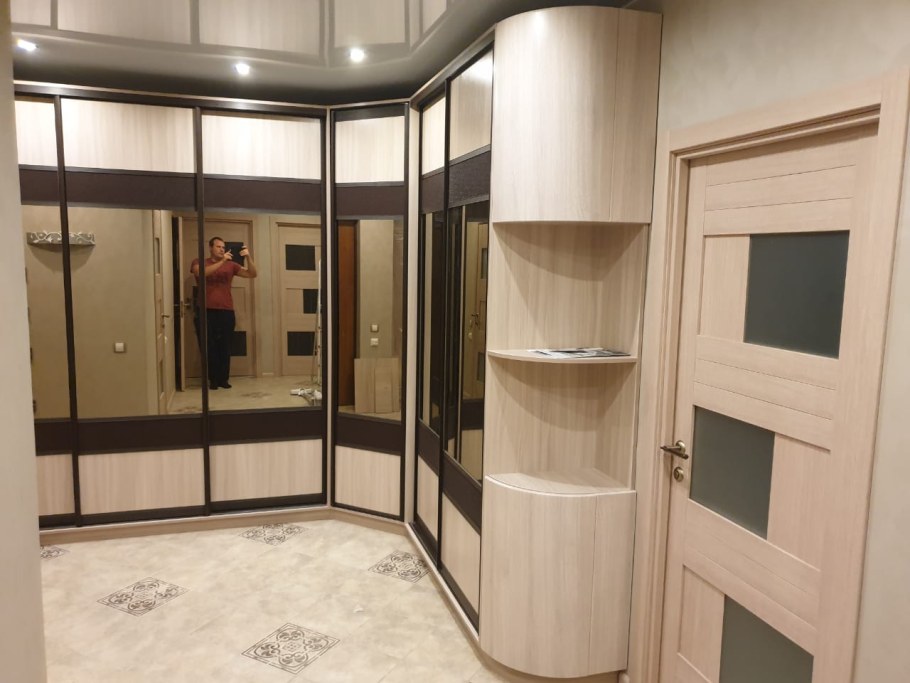 Шкаф купе Анна угловой 1450 х 1450 х 2200