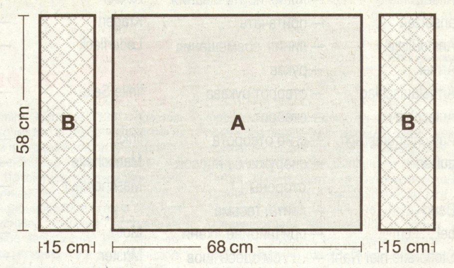 Выкройка подушки валика