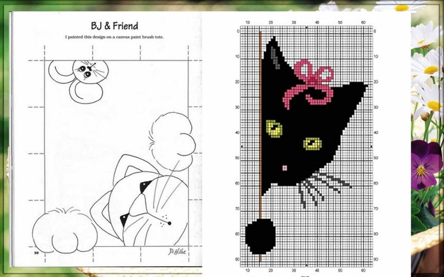Схемы котов для пэчворка