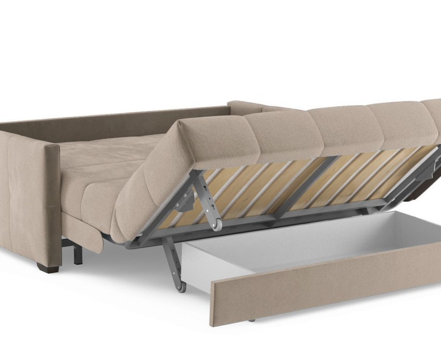 Диван аккордеон Аскона с ортопедическим матрасом