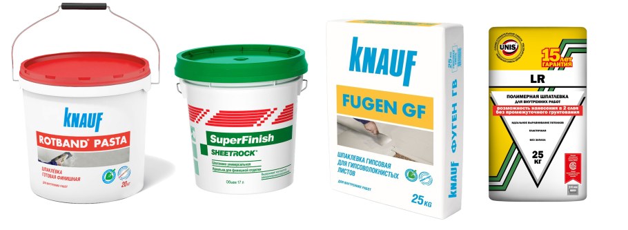 Шпатлевание гипсокартона