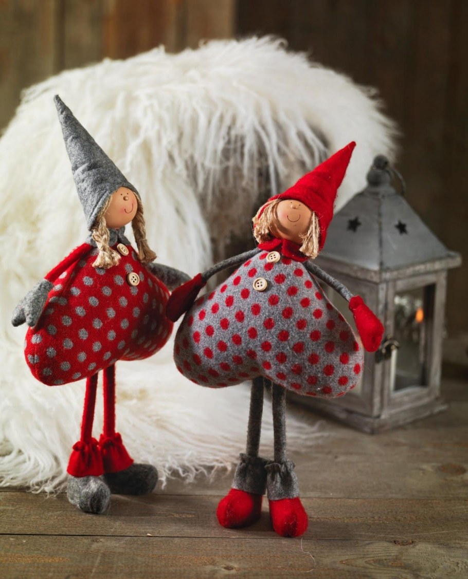 Гномы текстильные новогодние