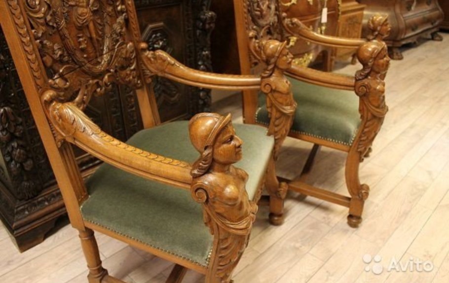 Резные подлокотники для кресел