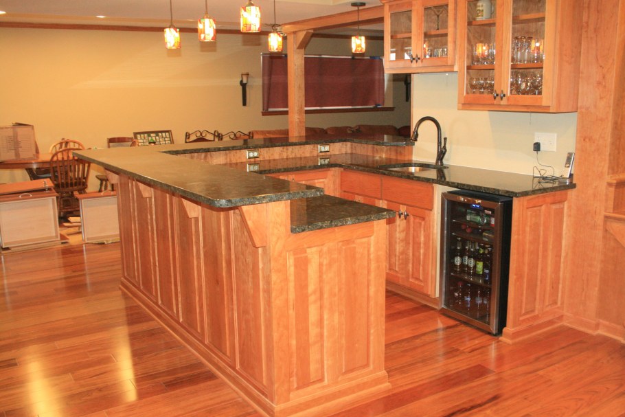 Кухонная стойка из кирпича с мойкой своими руками