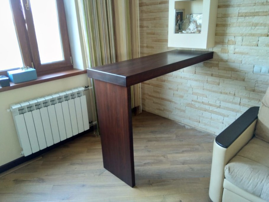 Барная столешница из мебельного щита