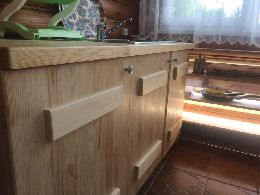 Столешница для кухни своими руками из дерева на дачу