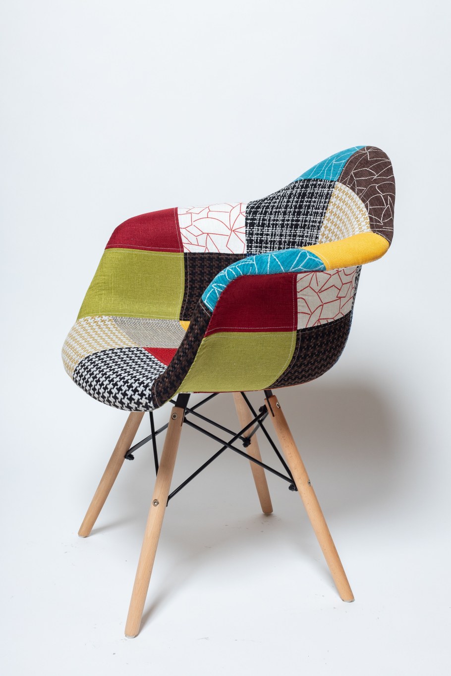 Стул Eames DAW Patchwork мультиколор