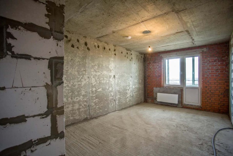 Студия черновая отделка