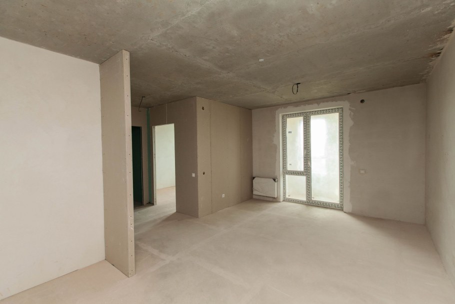 Студия черновая отделка