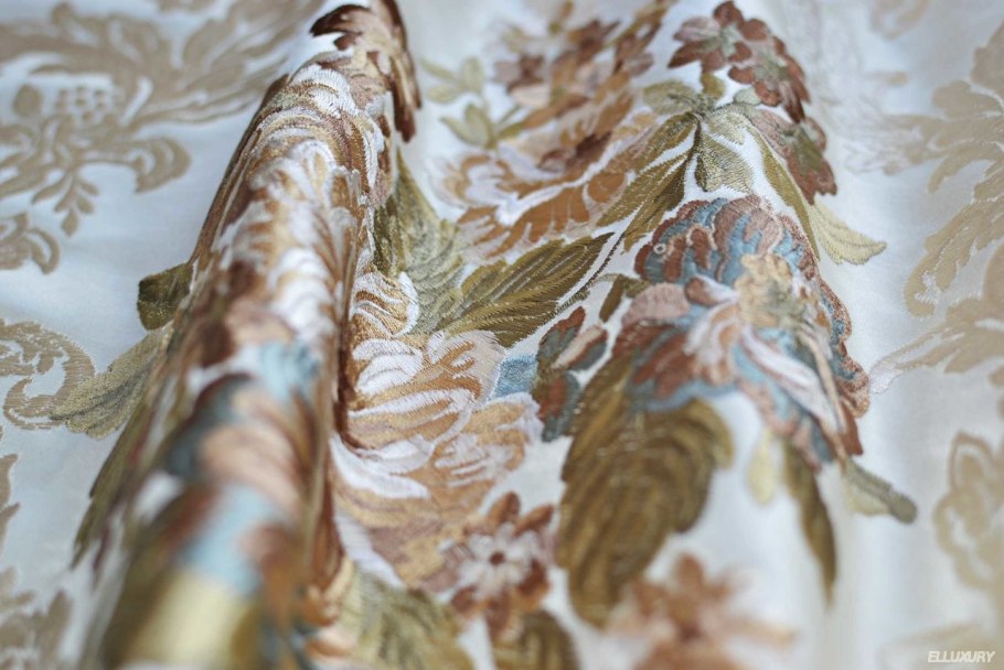 Гардинное полотно с вышивкой