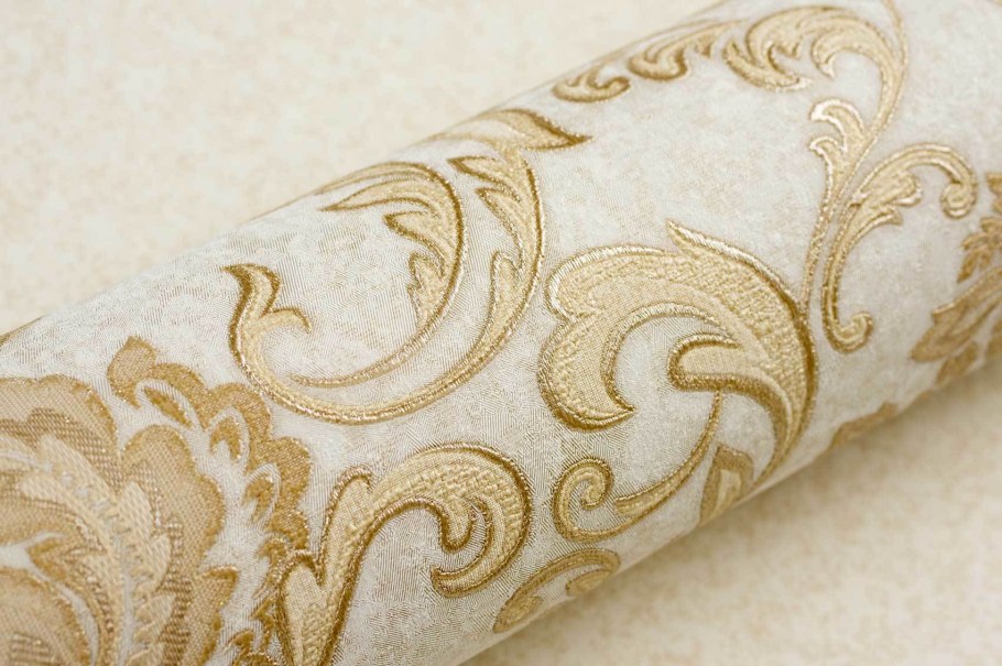 Спальня в золотистых тонах