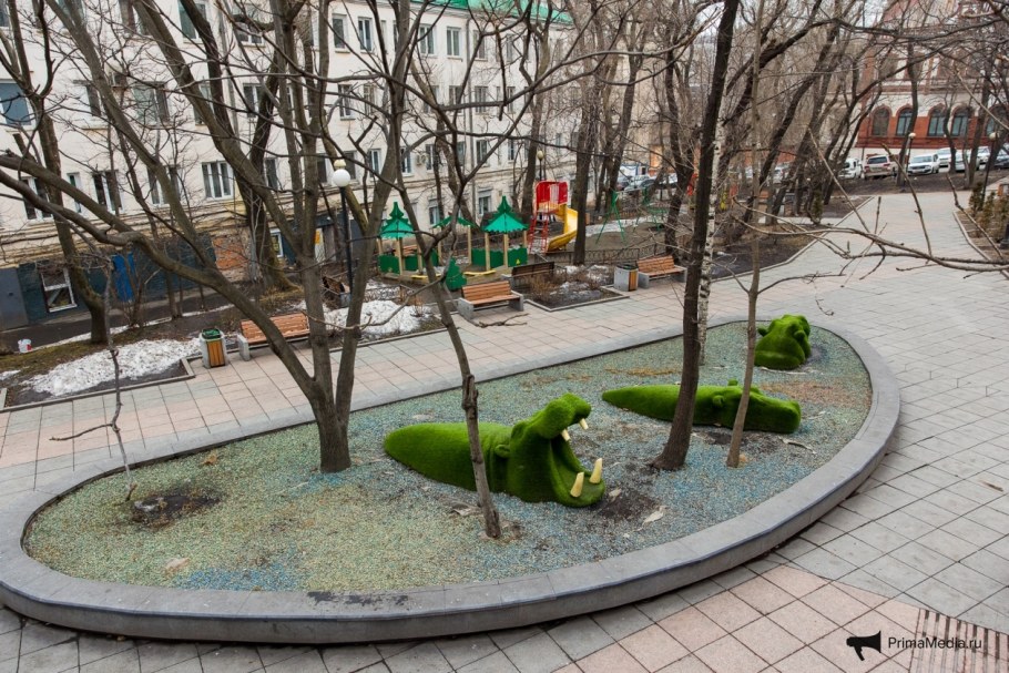 Сквер им Чехова Люблино