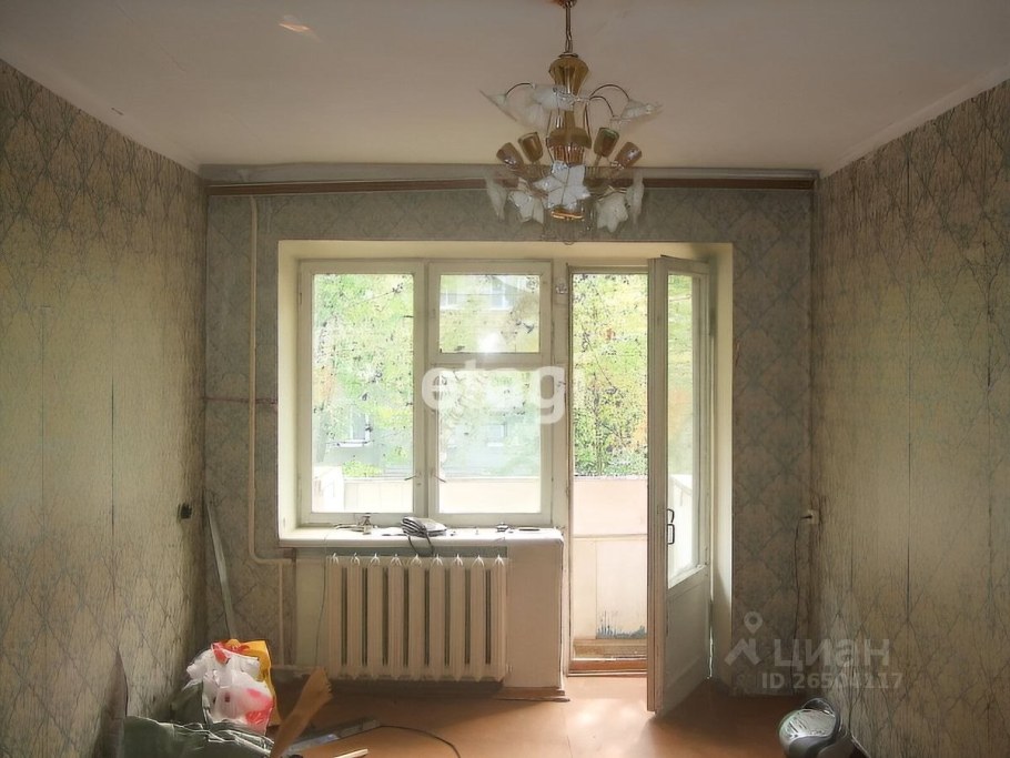 Однокомнатная хрущевка без ремонта