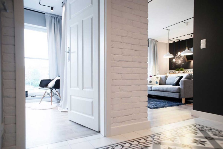 Плинтус в скандинавском стиле