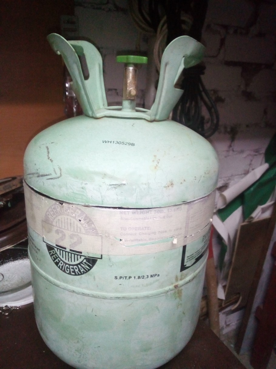 Коптильня с баллона фреона